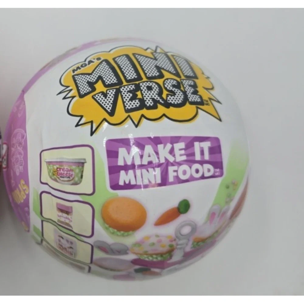 MGA Miniverse Make It Mini Food & Halloween Surprise Balls Lot of 2 NEW Sealed